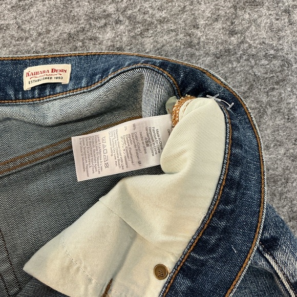 Madewell Classic Blue Denim Straight Leg Jeans - Picture 4 of 5